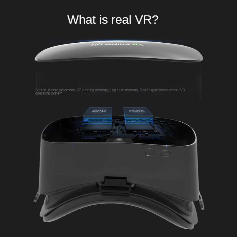 Новая модель Очки виртуальной реальности VR AIO5 3D очки с 8-ю ядрами BT4.0 подключения OTG 1920*1080 высоким