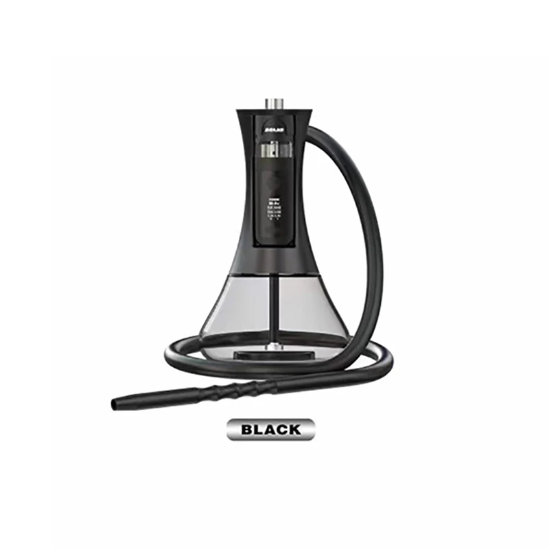 2000 мАч Красочный Светодиодный свет небольшой размер портативный акриловый автомобильный стакан электронный кальянный набор для курения кальяна вместо угольного