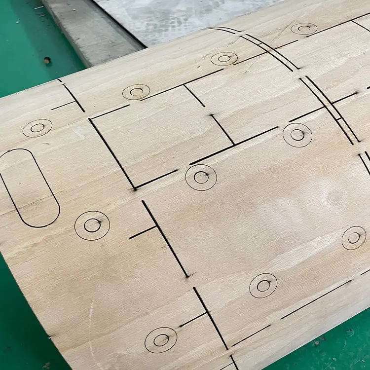 High Quality Round Rotary Beech Plywood Wood Die Board For Die Making