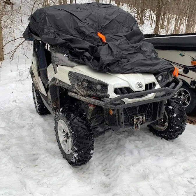HOTO High Quality Heavy Waterproof Oxford Cloth UTV ATV Cover Dustproof Anti UV Sun Rain Snow Protection ATV Cover UTV Cover