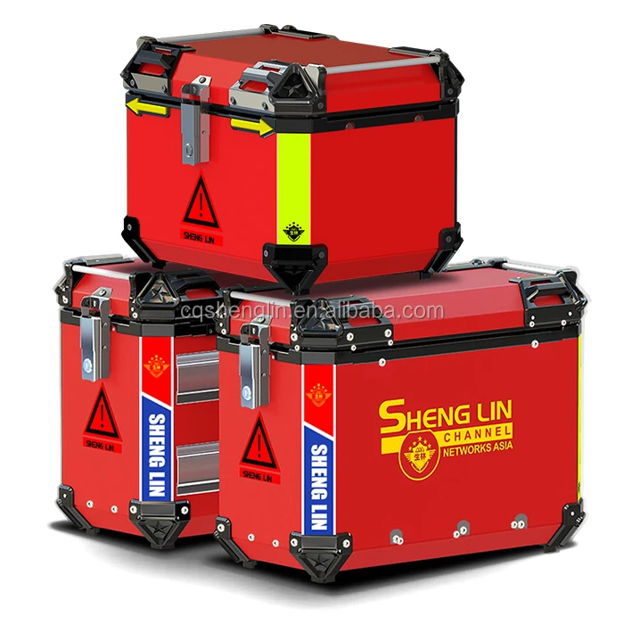 SHENGLIN Saddlebags дешевый алюминиевый верхний чехол для мотоцикла
