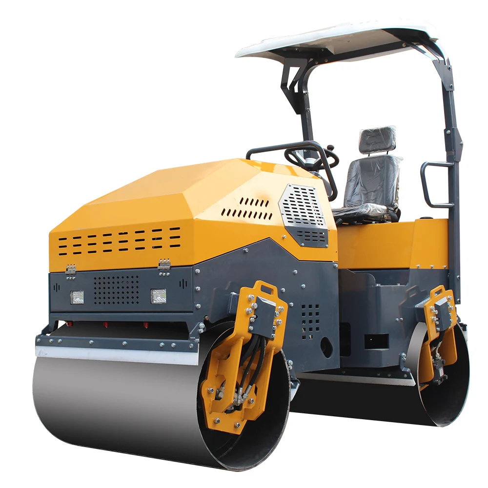 Hot Sale 3 Ton Diesel Vibratory Roller Compactor with Full Hydraulic for Road Construction
