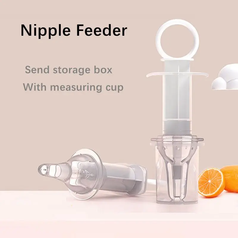 Medicine Dispenser With Oral Syringe,Pediatricians Tested Paci-oral Liquid Feeder,Baby Oral Medicine Feeder With Pacifier Head