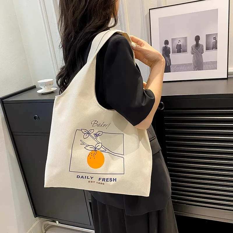 smile my melody thick cotton canvas tote bag flat bottom cordaroy screen print two tone golf mini small magnet