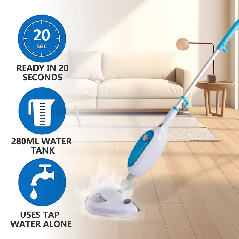 High pressure Steam Cleaning For  Home Cleaning Appliances  Floor & Kitchen And Car Set Portable Household Steam Mop Cleaner