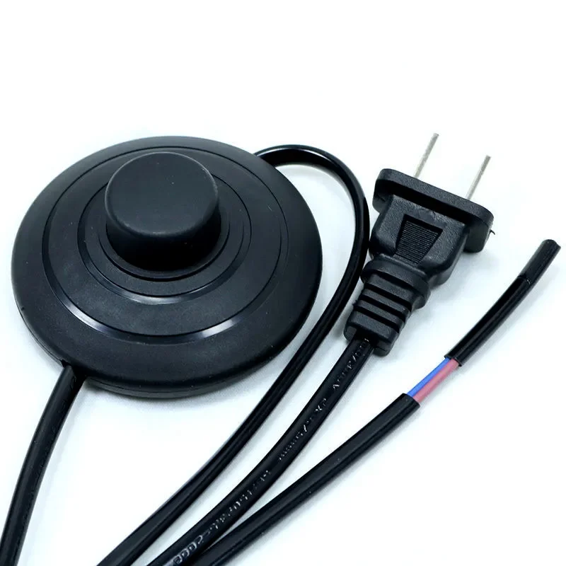 Tonghua Black plastic 317 Round floor lamp foot switch On-Off Control accessories