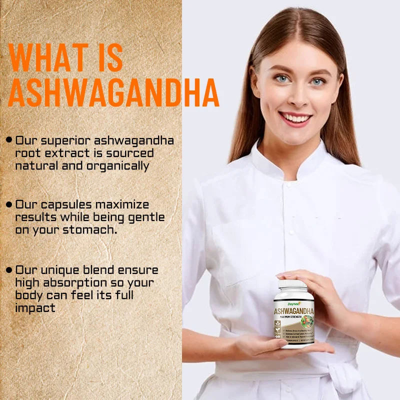 100% herbal thyroid healthy dietary supplements Ashwagandha capsules