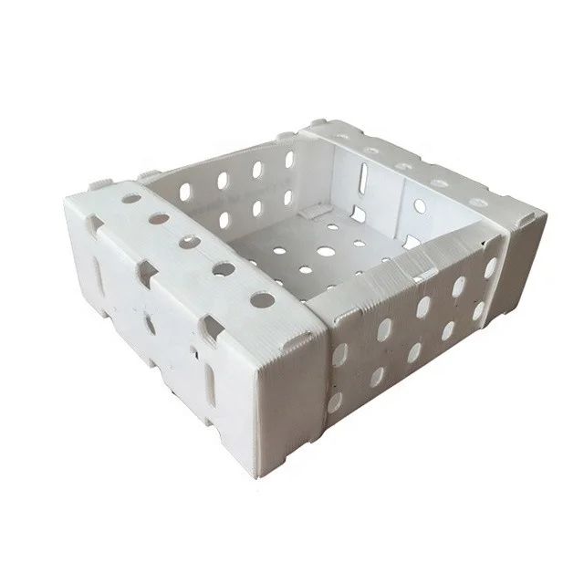 Foldable PP Corrugated corflute Plastic Okra Box