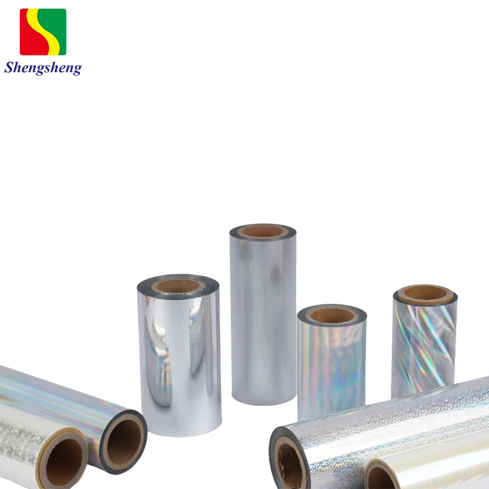 SHENGSHENG Holographic Foil Hot Stamping Foil On Paper Plastic Material Laminated Paper Heat Transfer Film