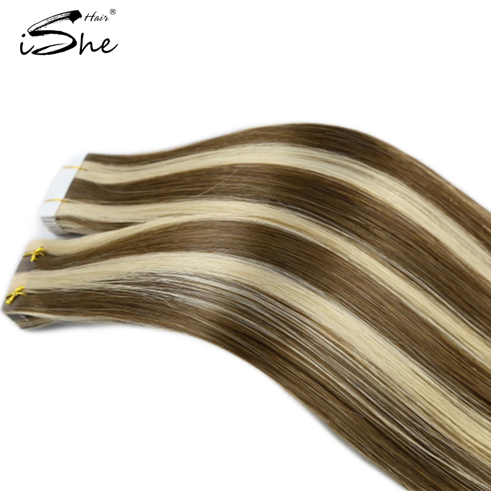 Double Drawn European Russian Deal Or No Deal Human Hair Tape Hair Extension 100% Virgin Remy Tape In Hair Extension