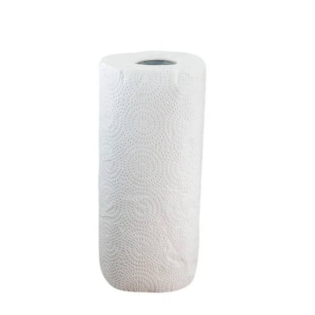 Hot selling virgin wood pulp 28*20.3 cm embossed paper towel household hollow core paper towel roll