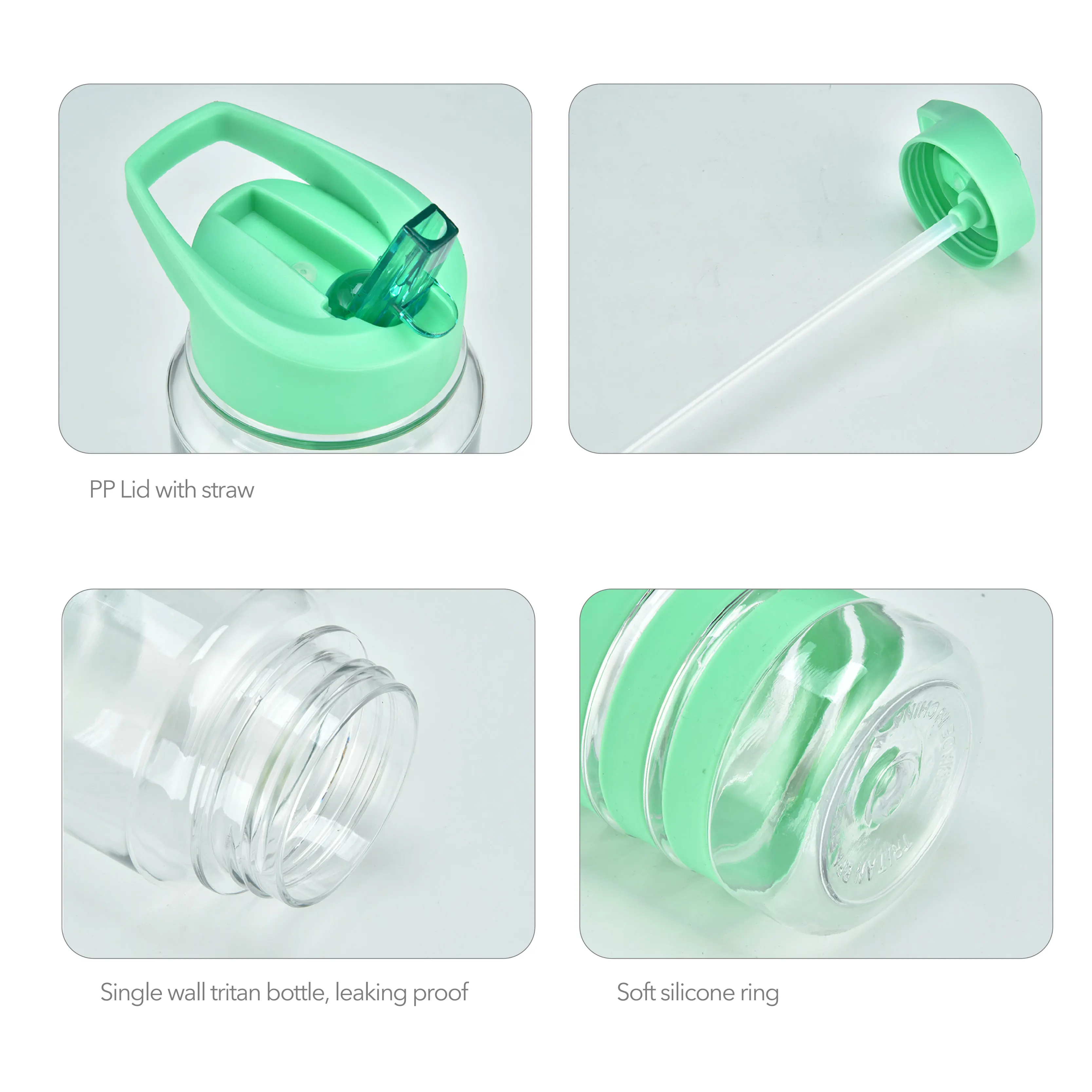 
Non-Toxic BPA Free Eco-Friendly Tritan Co-Polyester Plastic bottle Classic Design Style plastic water bottles With Custom Logo 