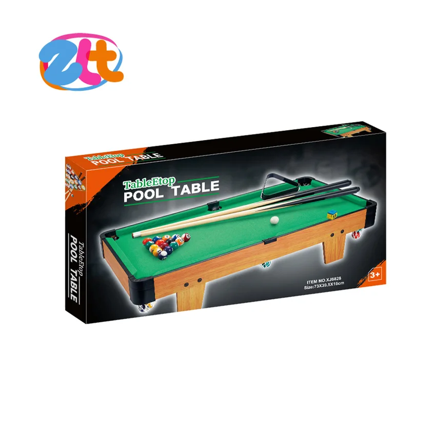 Деревянный высококачественный детский мини-бильярдный игровой комнатный бильярдный стол