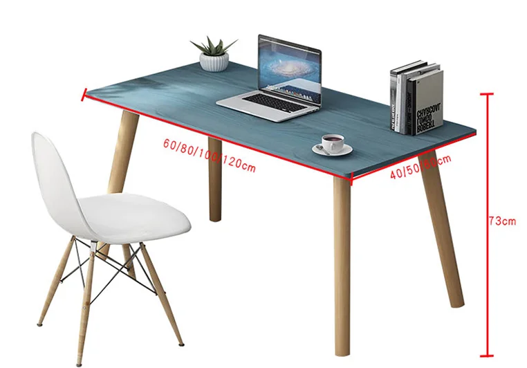 simple type wooden material oval shape living room coffee table console table computer study desk