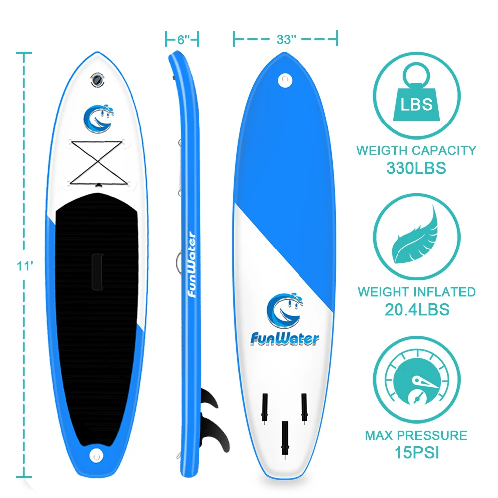  FUNWATER Drop Shipping sup board best stand up paddle inflatable manufactures