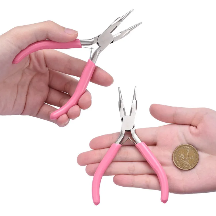 High Quality Mini Hand Tool Pliers Jewelry Pliers Carbon Steel Round Nose Pliers Jewelry Making Tools