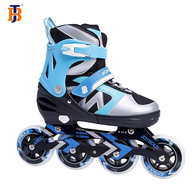 2020 Hot Selling adjustable PU wheel Inline skate with Sawing boot toe