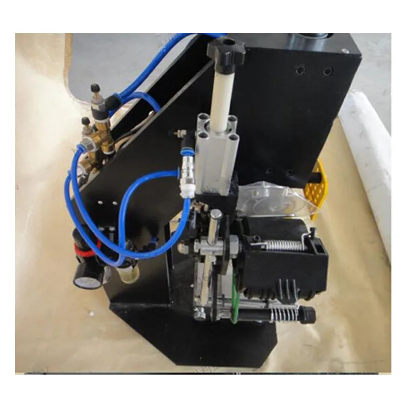 
Desktop Pneumatic Plane Hot Stamping Foil MachineLZ-90-1, card,leather stamping, shoes logo stamper 
