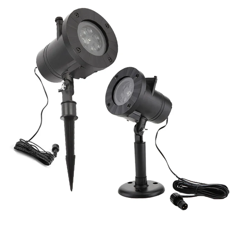 Christmas Lights Projector, 15 Patterns Outdoor LED Rotating Snowflake Projection Light Show Spotlight