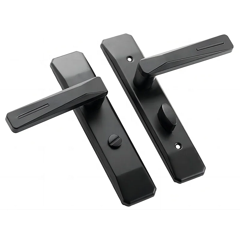 Заводская цена, конфиденциальность ванной комнаты с ключом или без ключа, стеклянная дверная ручка, замок, двухсторонняя ручка, замок для туалета