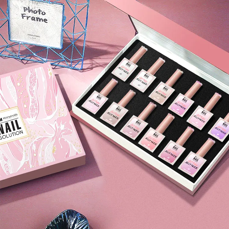 New Supplies Gel Polish Kit Hemma Free Gel Nail Jelly Polish Set