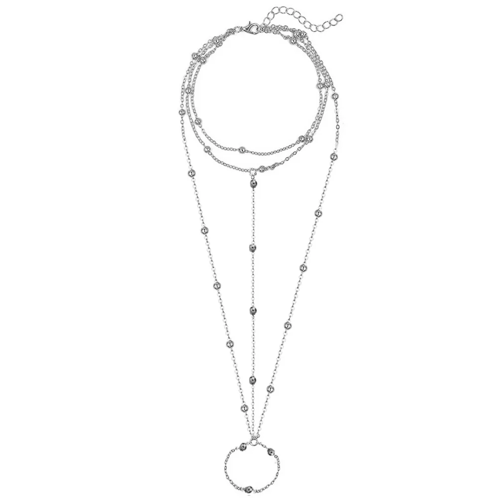 Small Good Trending Silver Color Boho Summer Beaded Gold Sexy Jewelry 18K Gold Stainless Steel Toe Rings Anklet Chain For Women