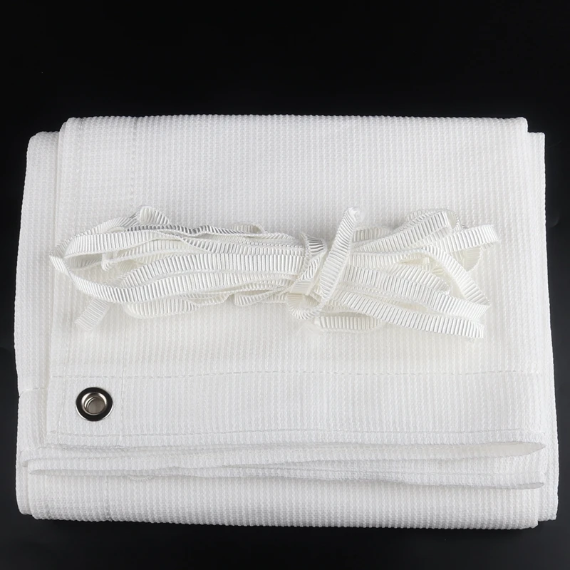 White HDPE Sun Shade Net Outdoor Privacy Screen Garden Pavilion People Protection Sunshade Mesh Sail Anti-UV Thicken 95% Shading