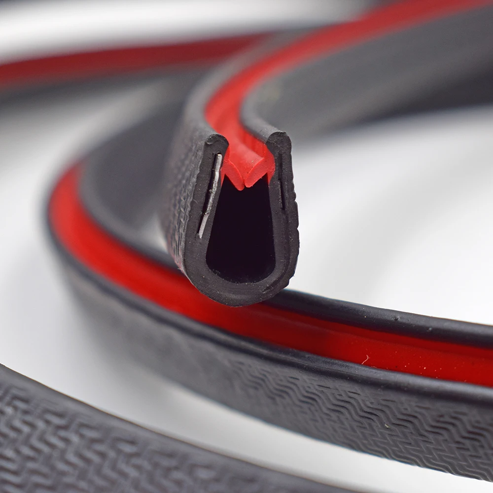 
u shape pvc rubber trim edge seal strip for auto door 