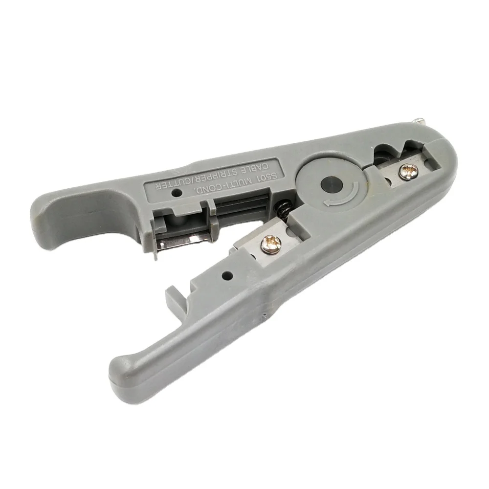 HT-S501A Rg11-rg6-rg56 Cable Cutter Wire Stripping Pliers Rg59 Network High Precision Hand Stripper