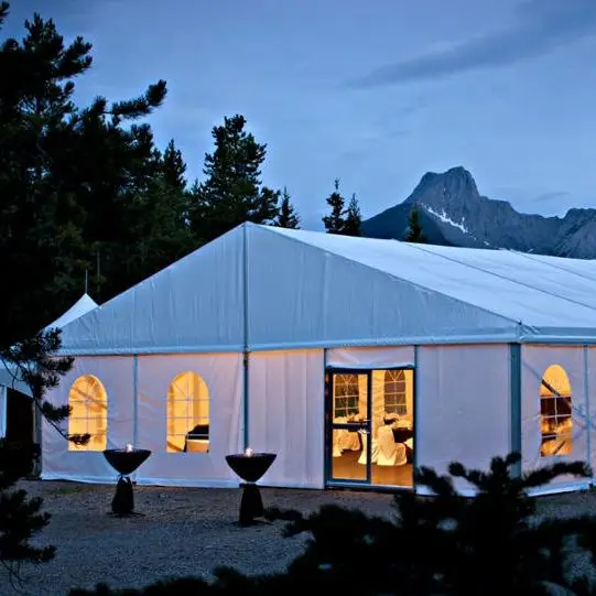 White  Large Aluminum Frame Waterproof clear tent wedding event party tent for event outdoor for 200 500 people events party