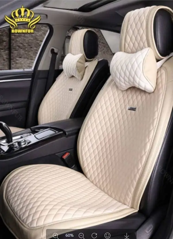 Car Seat Cover Full Set Leather Seat Covers Waterproof Universal Fit for Most Sedan SUV Pick-up Truck Auto Accessories kit