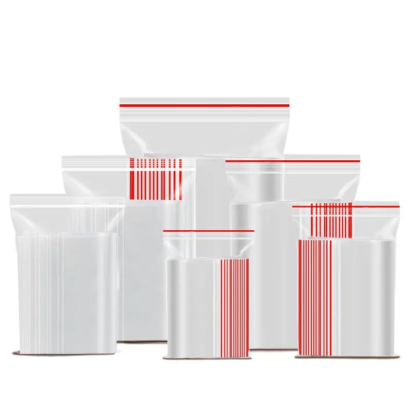 Custom PE Reclosable Small Zip Lock Bag LDPE Storage Zipper Bag