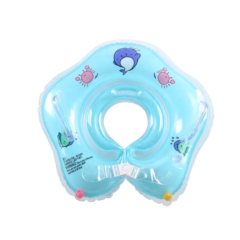  Safety Bath Inflatable Baby Swimming Kids Neck Float Ring For Newborn