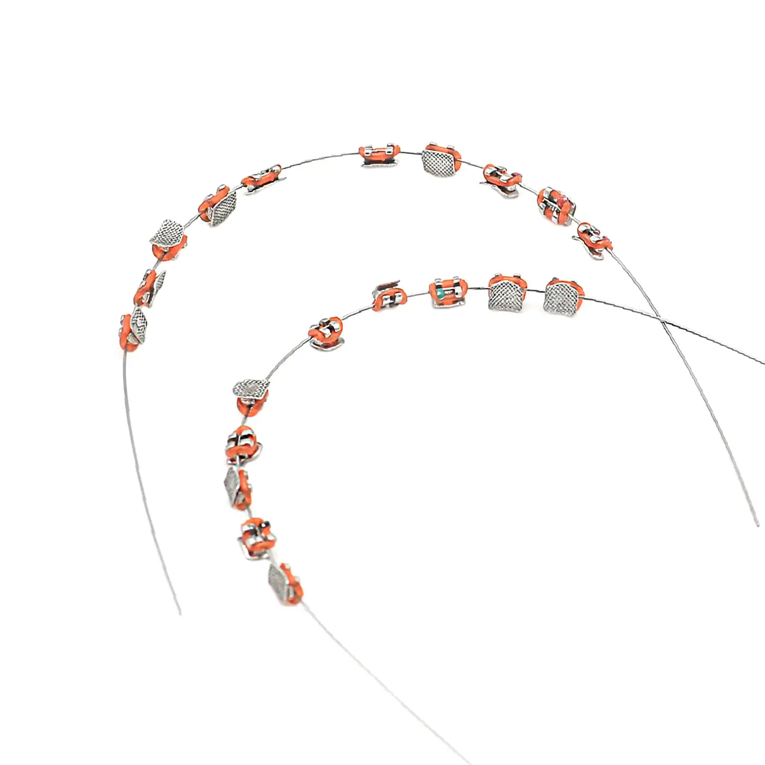 Ортодонтические Модные накладные подтяжки для зубов набор металлических скоб цветные коронки ортодонтический лигатурный галстук