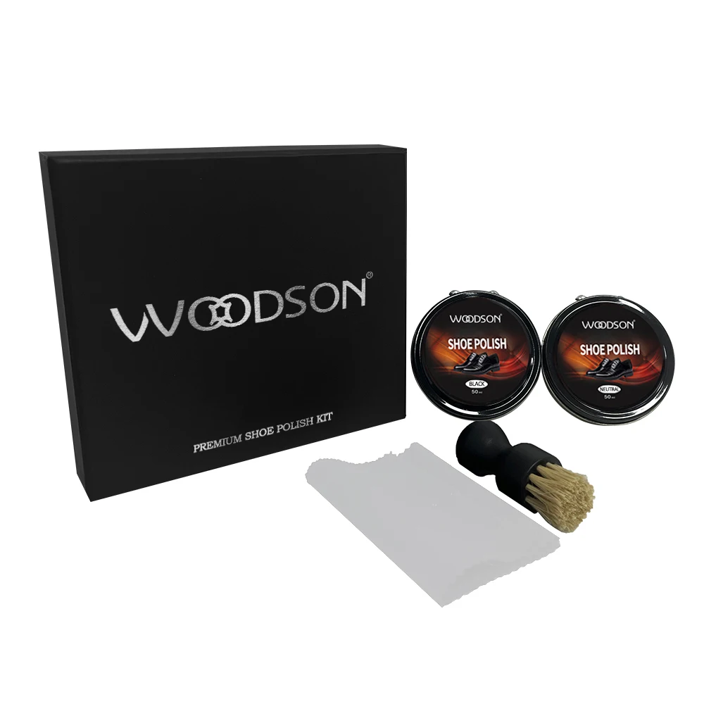 Professional Shoe Polish Kit All in One Leather Shoe Care Set Shoe Polish Kit with Private Label