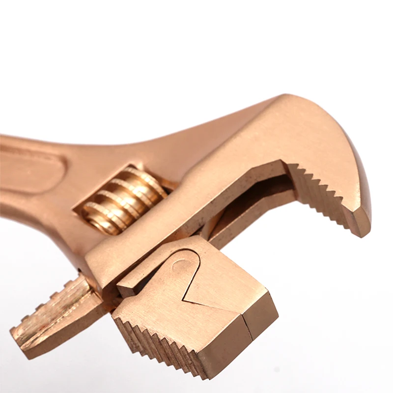 
WEDO ATEX Non-Sparking Adjustable Wrench Aluminium Bronze or Beryllium Copper BAM/FM/GS/ISO/OHSAS Certificate 
