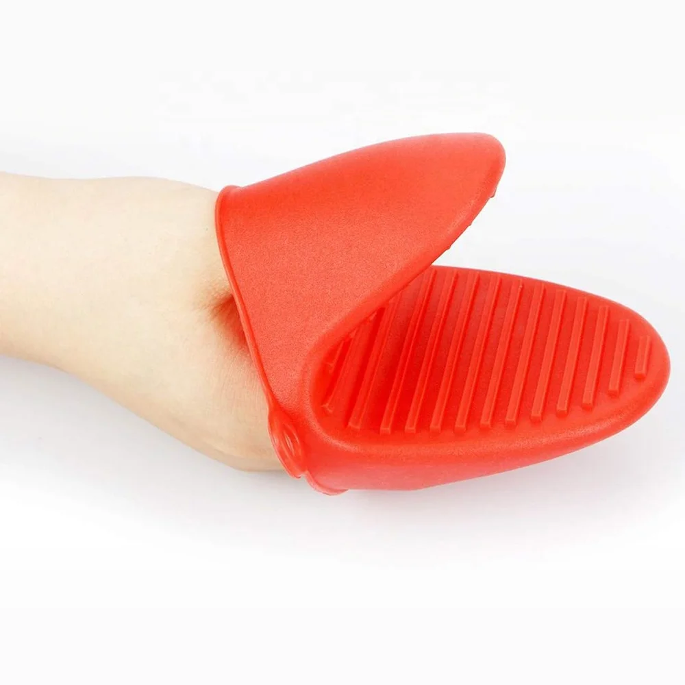 Hot Selling Eco-friendly Non-slip Grill BBQ Gloves Silicon Microwave Oven Gloves Silicone Oven Mitts Kitchen