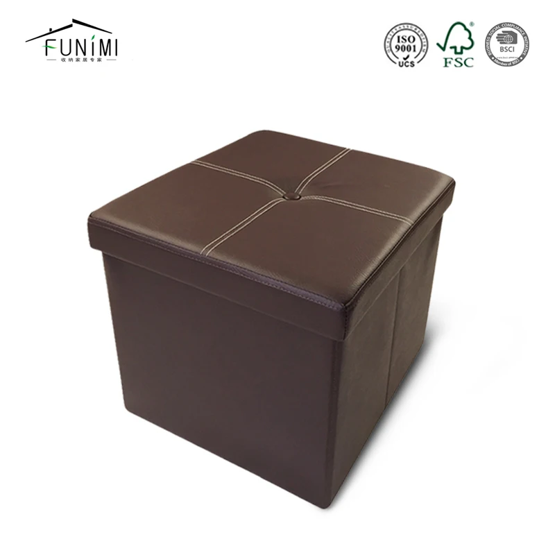 Наборы мебели для гостиной, кожаный оттоманка для хранения, мебель для спальни, стул