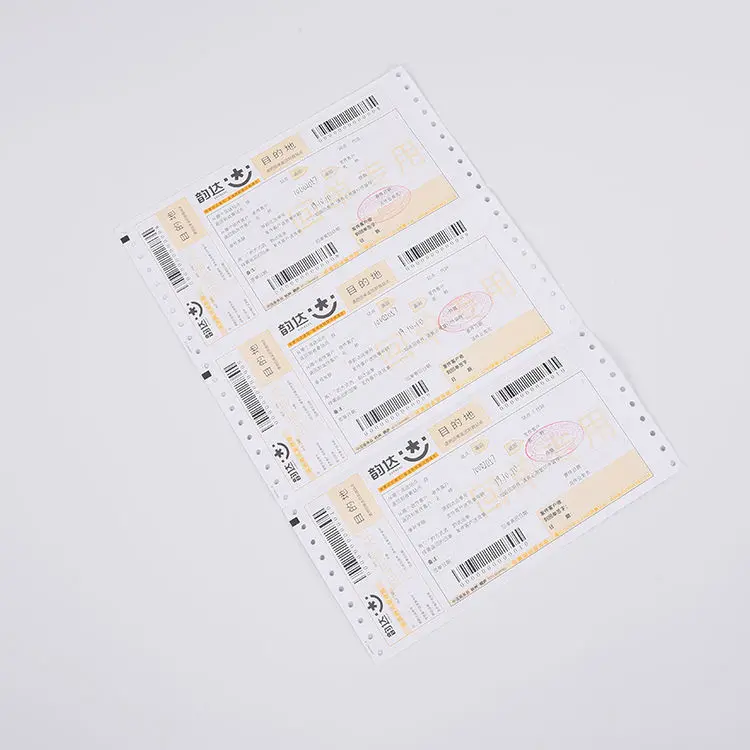 Jiuheng Custom Printed UPS Barcode Courier Bill Air Waybill For Tracking Package Company