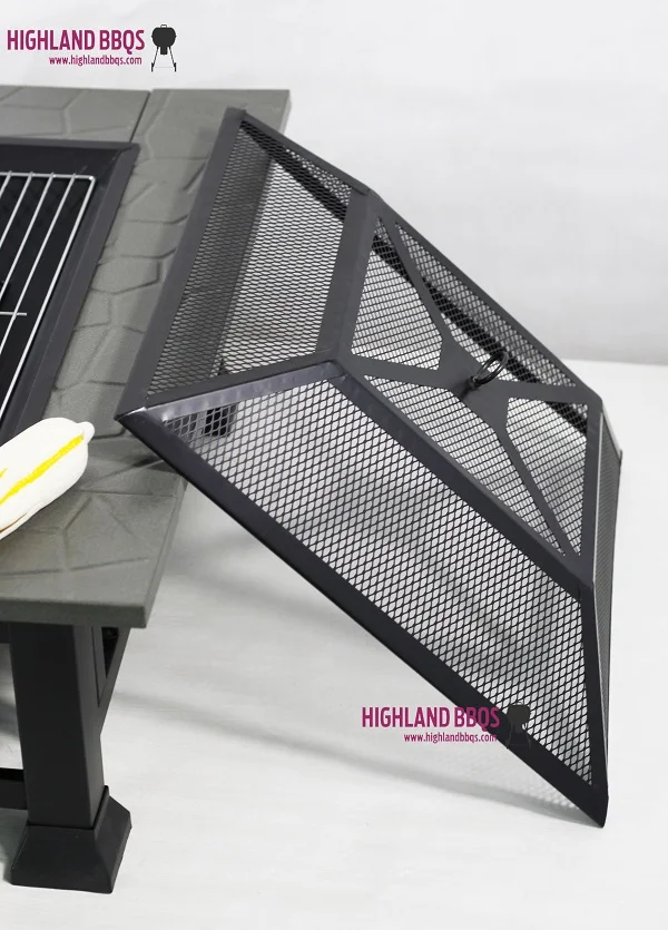 Hot selling  Firepit Square Outdoor Firepit Wood Burning Fire Pit Brazier