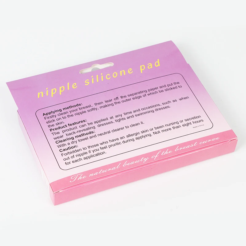 Ladies Breast Stickers Reusable Adhesive Invisible Seamless Nude Silicone Nipple Cover