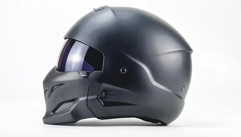 Мотоциклетный шлем Рыцарь Черный скорпион, четыре сезона, 2 в 1, 3/4 дюйма