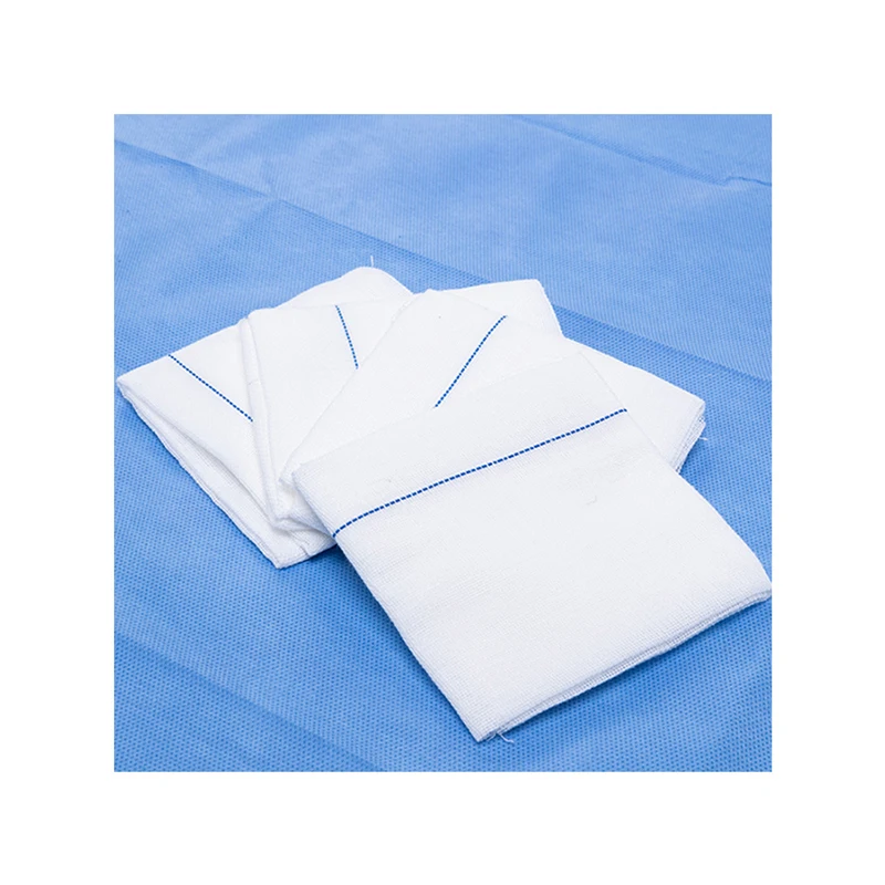 100% Natural Cotton Medical Absorbent Factory Medical Sterile Gauze Swab