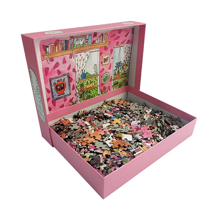 Wholesale Custom Pattern Adult Jigsaw Puzzle Games 1000 Pieces Cartoon Paper Jigsaw Puzzle