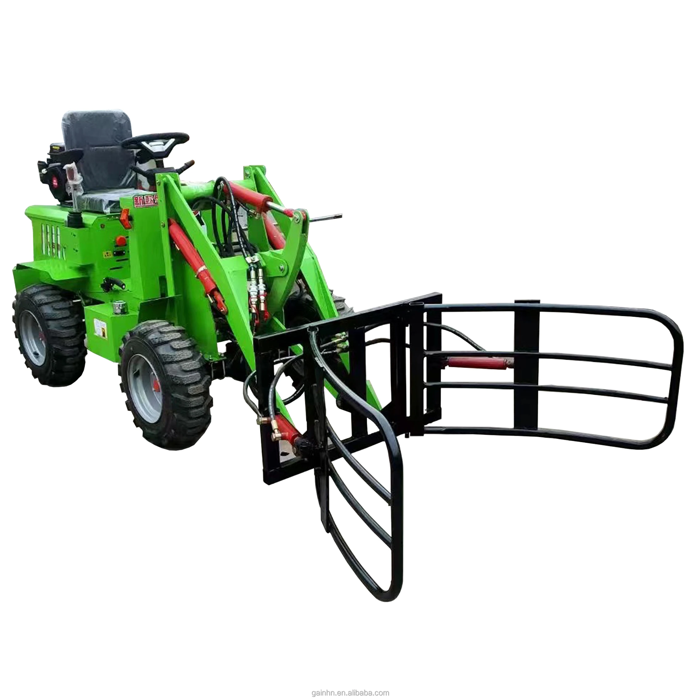 Small/mini Compact 4WD Articulated Front End Tractor 0.5ton/1 Ton Telescopic for Farming/construction Wheel Loaders Europe