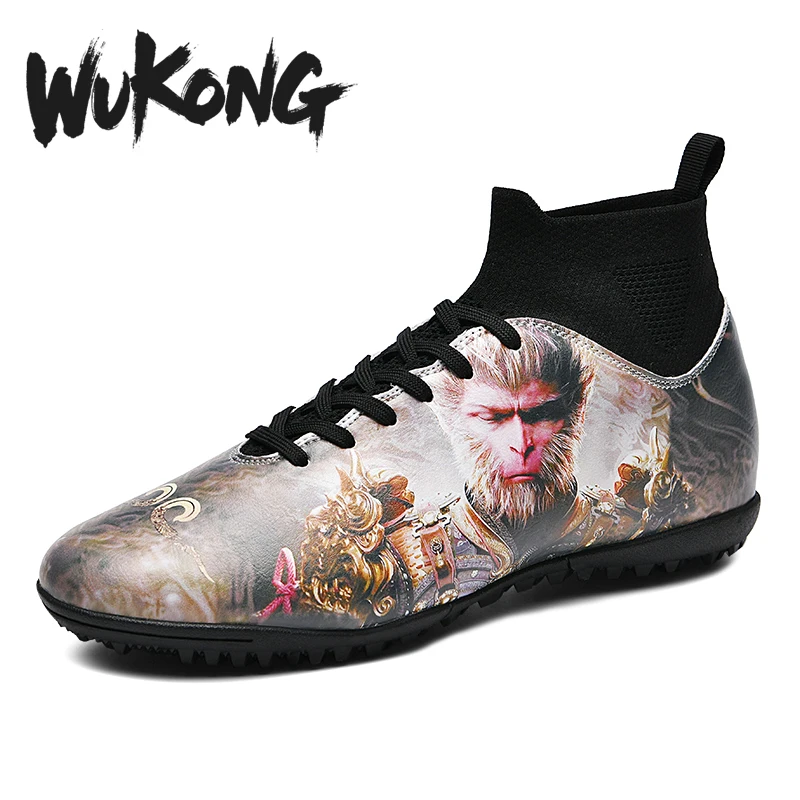 2024 оптовая продажа мужские футбольные бутсы высокого качества на заказ спортивные кроссовки с резиновой стелькой весна-осень Сезон футбольных ботинок