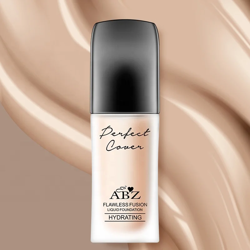 ABZ OEM Vegan Foundation Waterproof Full Coverage Private Label Liquid Makeup Foundation For All Skin