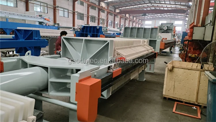 Automatic Filter Press Sludge Dewatering For Concentrate Filtration
