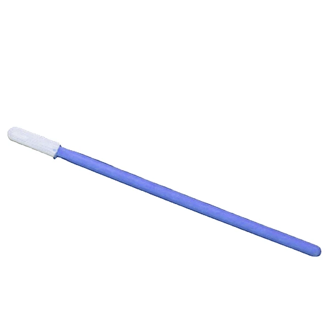 JEJOR Supplier PCB Industry Cleaning 70mm Lint Free Small Head Polyester Cleanroom Swabs Stick