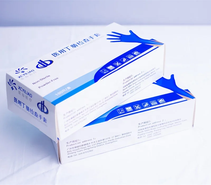 Factory Supply Customize OEM Disposable Nitrile Gloves Powder Free Gloves Manufacture